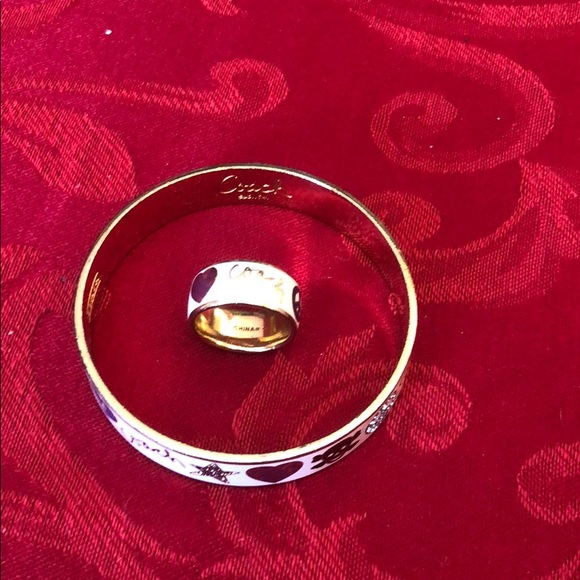 Coach bracelet & ring set used - Picture 3 of 8